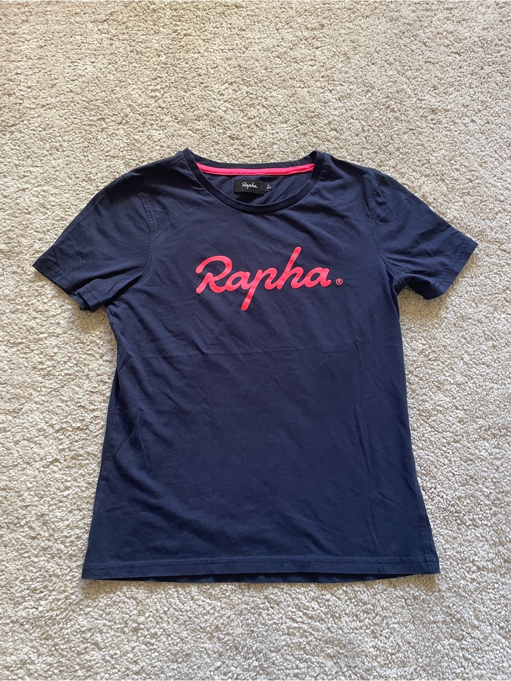 Rapha Pink Logo Tee size s